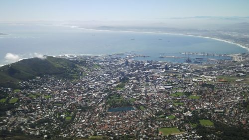 Cape Town, Uostas, Grožis, Miesto Panorama