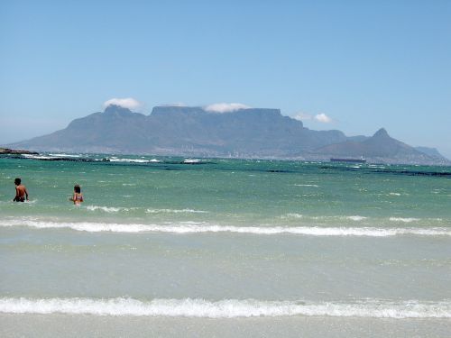Cape Town, Stalo Kalnas, Pietų Afrika, Vandenynas, Smėlis, Papludimys