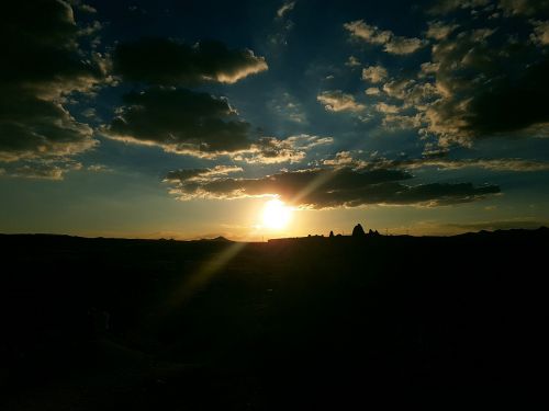 Cappadocia, Ginklo Saulėlydis, Filtras, Turkija, Saulės, Vakare