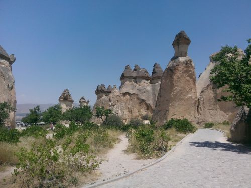 Cappadocia, Turkija, Rokas, Erozija, Gorema, Gyvenamieji Namai