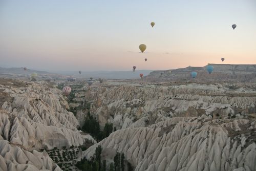 Cappadocia, Gamta, Turkija, Slėnis, Kraštovaizdis, Kalnai, Goreme, Balionas, Urvas