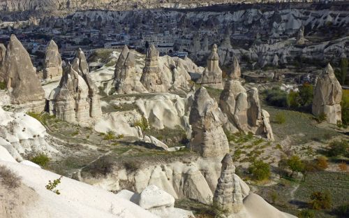 Cappadocia, Turkija, Fėjų Bokštas, Fėjų Dūmtraukis, Uolienos Formacijos, Fėjų Bokštai, Gorema, Uolienų Formavimas, Tuftų Uolienų Susidarymas