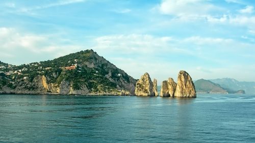 Capri, Vandenynas, Italy, Jūra, Ile, Akmenys