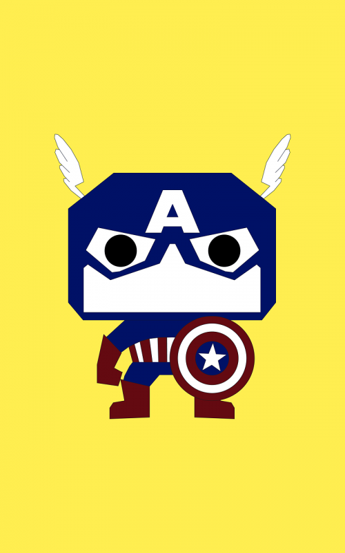 Kapitonas Amerika, Super Herojus, Tapetai, Iphone Tapetai, Piešimas