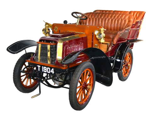 Automobilis, Britų Automobilis, Senas Automobilis, 1904 Imperijos, Oldtimer, Chrysler, Istoriškai, Kūnas, Eismas