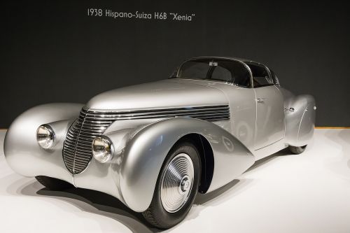 Automobilis, 1938 Hispano-Suiza H6B Xenia, Art Deco, Automobilis, Prabanga