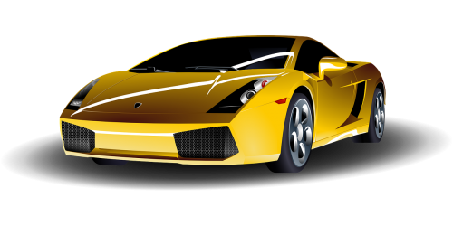 Automobilis, Geltona, Sportas, Transporto Priemonė, Lamborghini, Nemokama Vektorinė Grafika