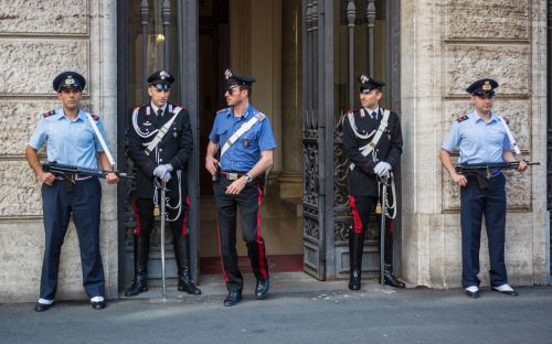 Carabinieri, Garbės Sargas, Roma, Italy