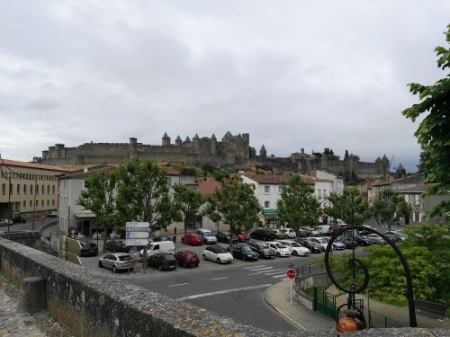 Carcassonne, Viduramžių Miestas, Senovinis Miestas, Didelė Nuotrauka, Paminklas, France, Miestas