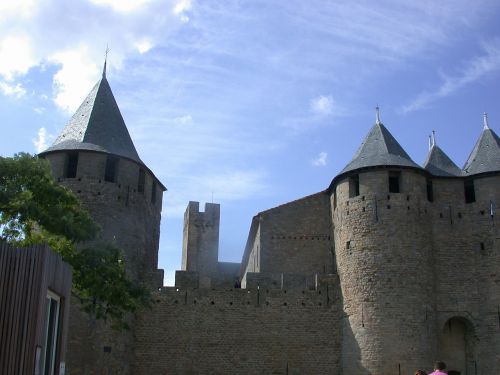 Carcassonne, Miestas, Viduramžių Pilis