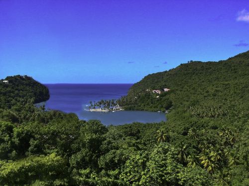 Karibai, Užsakytas, Gamta, Jūra, Marigot Bay, St Lucia