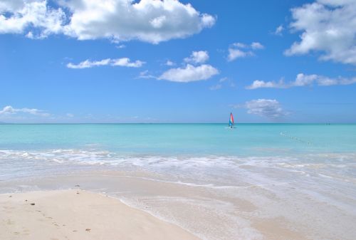 Karibai, Papludimys, Jūra, Smėlis, Antigua