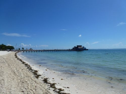 Karibų Jūra, Cancun, Papludimys