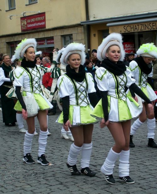 Karnavalas, Švenčia Pirmadienį, Paradas, Radijo Stotis, Forchheim, Bavarija