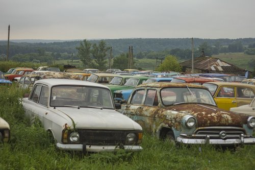 Automobiliai,  Laukas,  Muziejus,  Kraštovaizdis,  Sovietų,  Istorija,  Automobilių Paslaugos,  Maskvos,  Volga