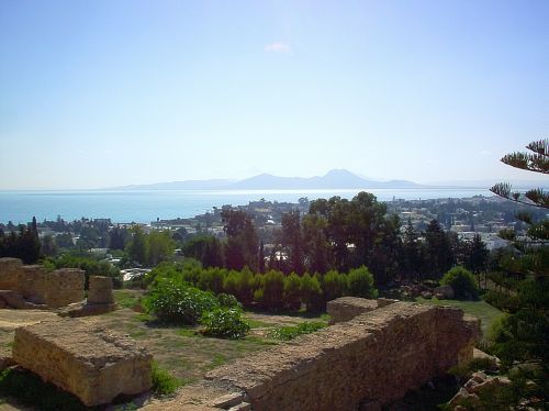 Carthage, Griuvėsiai, Vaizdas, Saulėtas, Tunisas, Tuniso Respublika, Kraštovaizdis