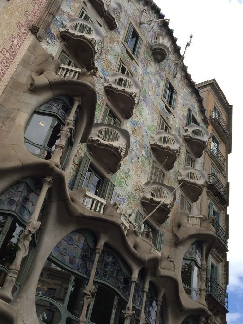 Casa Batllo, Barcelona, Linksma, Gaudí, Architektūra
