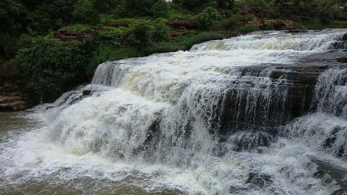 Kaskados, Kritimo, Godachinamalki Patenka, Vanduo Kritimo, Markandeya, Upė, Karnataka, Indija