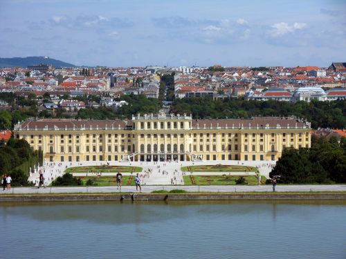Pilis, Schönbrunn, Vienna, Austria, Parkas, Pastatai, Architektūra, Sodas