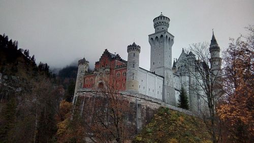 Neuschwanstein, Pilis, Romantiškas, Europa, Orientyras, Vokietija, Bayern
