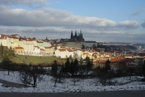 Pilis, Architektūra, Prague, Žiema