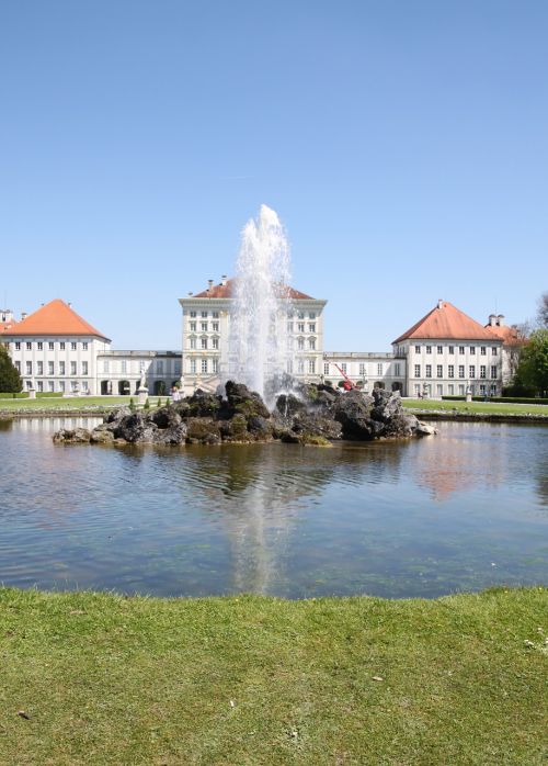 Pilis, Nymphenburg, Munich, Bavarija, Pilis Nymphenburg, Nymphenburg Rūmai, Vokietija, Vanduo, Parkas, Pilies Parkas, Romantiškas, Lankytinos Vietos, Langas, Sodo Architektūra, Architektūra, Nuosavybė