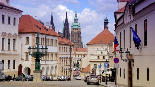 Pilis,  Prahos Pilis,  Gatvė,  Europos Architektūros,  Praha,  Čekijos Respublika,  Turistinių Vietų,  Ryšiu Su Europos Taikikliai