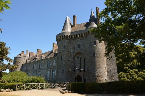 Pilis,  Pilis Montmuran,  Ille Et Vilaine,  Brittany,  Architektūra,  Paveldas,  Panoraminis