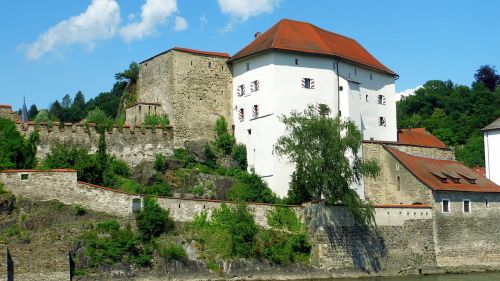 Pilis, Passau, Architektūra, Tvirtovė, Pastatas, Danube