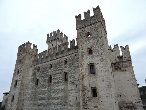 Pilis, Torre, Sirmione, Sienos, Fortifikacija, Viduramžiai, Italy