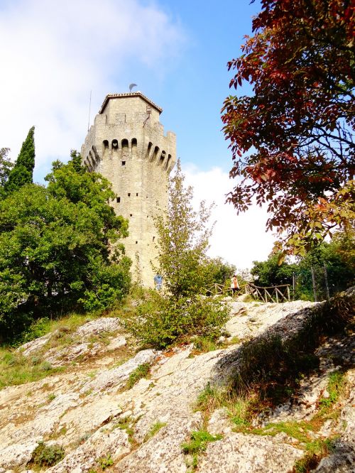 Pilis, Gamta, Kraštovaizdis, Bokštas, Rokas, San Marino Respublika, Architektūra