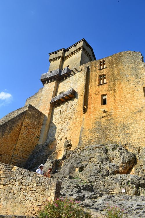 Pilis, Viduramžių Pilis, Akmeninė Siena, Château De Castelnaud, Castelnaudo Koplyčia, Vidutinis Amžius, Dordogne, France, Aquitaine