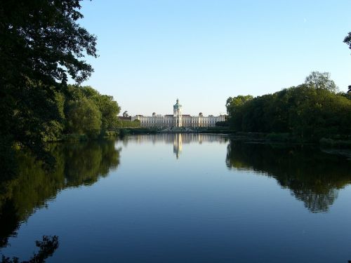 Pilis Charlottenburg, Pilis, Charlottenburg Rūmai, Ežeras, Berlynas, Parkas, Vaizdas