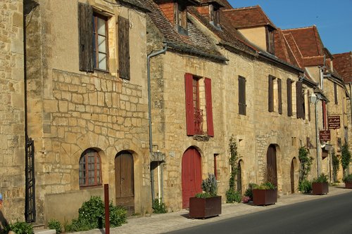 Gageac Susikeičia,  Dordogne,  Perigord,  Prancūzija,  Kaimas,  Akvitanija