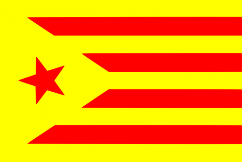 Katalonija, Vėliava, Ispanija, Tautybė, Europa, Šalis, Raudona, Geltona, Nemokama Vektorinė Grafika