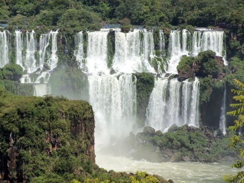 Katarakta, Iguaçu Burną, Vanduo Patenka, Burna, Equaçú, Burnu Iguaçu, Royalty Free