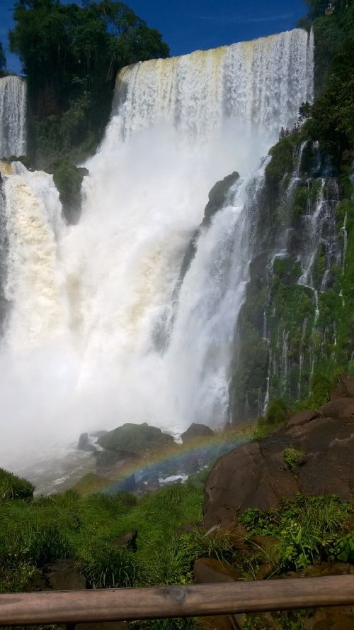 Katarakta,  Foz Do Iguaçu,  Gamta,  Dangus,  Rio,  Miškas,  Vanduo Patenka,  Kraštovaizdis