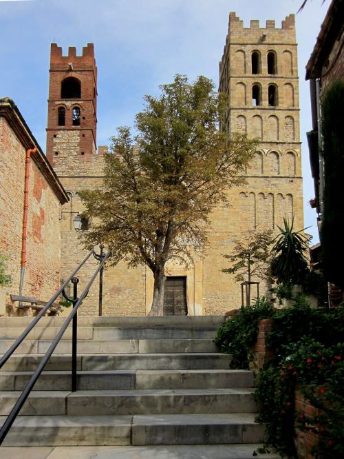 Katedra, Elne, Katalonų, France, Roussillon, Prancūzų Kalba, Viduramžių