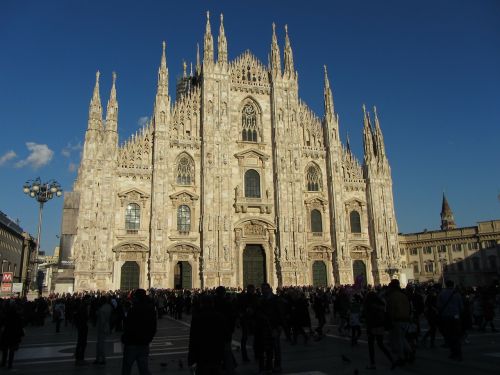 Katedra, Duomo, Milanas, Italy, Kupolas, Paminklas, Architektūra, Pastatas