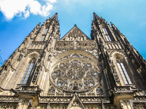 Katedra, Prague, Vitus, Religija, Bažnyčia, Įkvėpimas, Architektūra, Aukštas, Pastatas