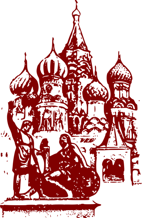 Katedra, Šalis, Muziejus, Raudonas Kvadratas, Rusija, Simbolis, Nemokama Vektorinė Grafika