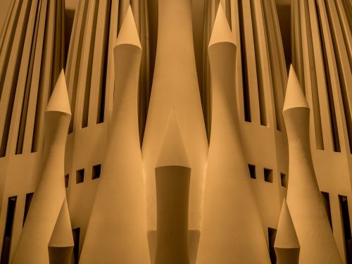 Katedra, Sagrada Família, Barcelona, Katalonija, Langai, Žibintai, Spalvos, Atspindys, Architektūra, Stiklas, Bokštas, Moderni Architektūra, Lyrics