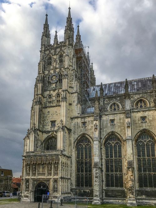 Katedra, Canterbury, Vierungsturm, Pasaulinis Paveldas, Unesco, Krikščionybės Katedra, Gotika, Lankytinos Vietos, Bažnyčia, Anglija, Jungtinė Karalystė