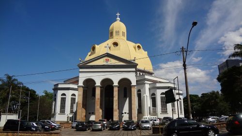 Katedra, Jie Yra Carlosas, San Paulas Brazilija Architektūra, Royalty Free