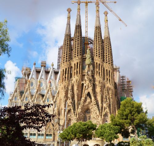 Katedra, Sagrada Familia, Ispanija, Barcelona