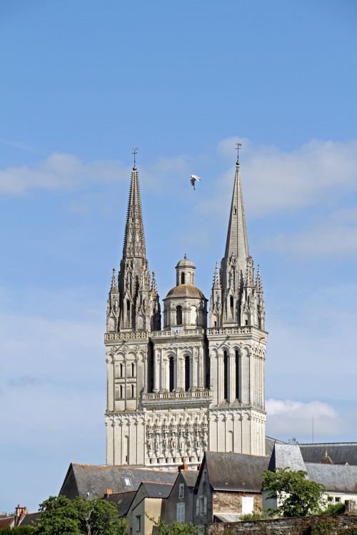 Katedra, Angelų Miestas, France, Europa, Paminklas, Architektūra