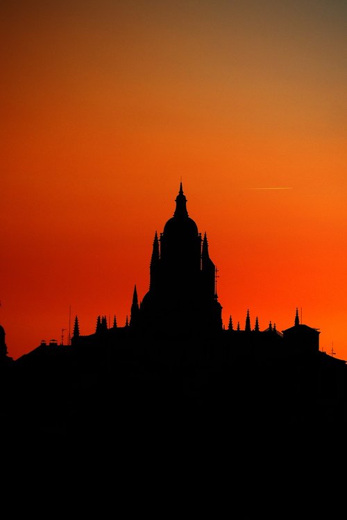 Katedra,  Segovia,  Profilis,  Siluetas,  Saulėlydžio,  Kraštovaizdis,  Turizmas,  Kelionė,  Tamsus