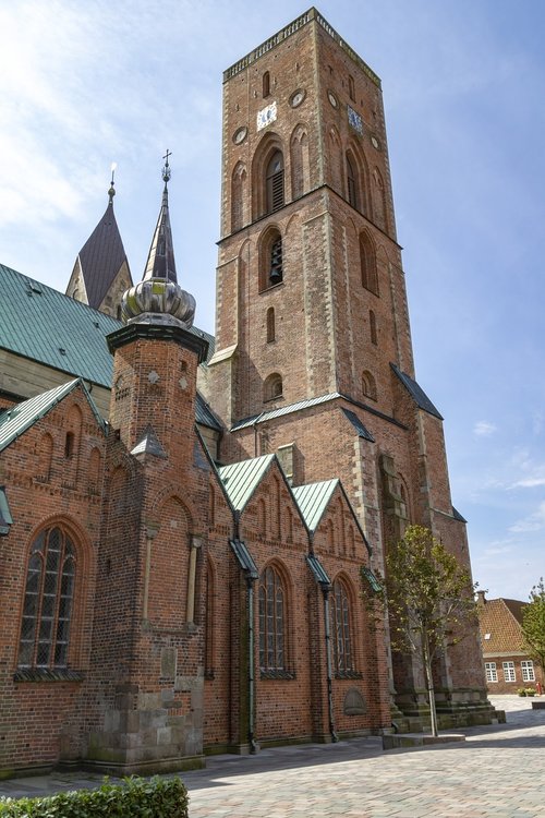 Katedra,  Ribe,  Bažnyčia Bokštas,  Religija,  Dangus