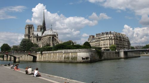 Katedra, Paris, Seine
