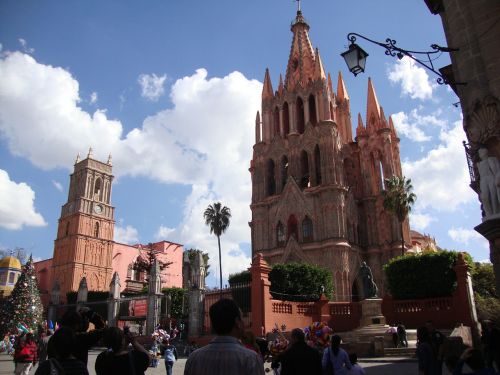 Katedra, San Miguel De Allende, Architektūra, Šventykla, Religija, Bažnyčios